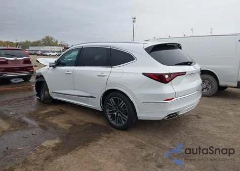 2025 Acura Mdx Advance Package z USA, uszkodzony, nr VIN 5J8YE1H89SL011067
